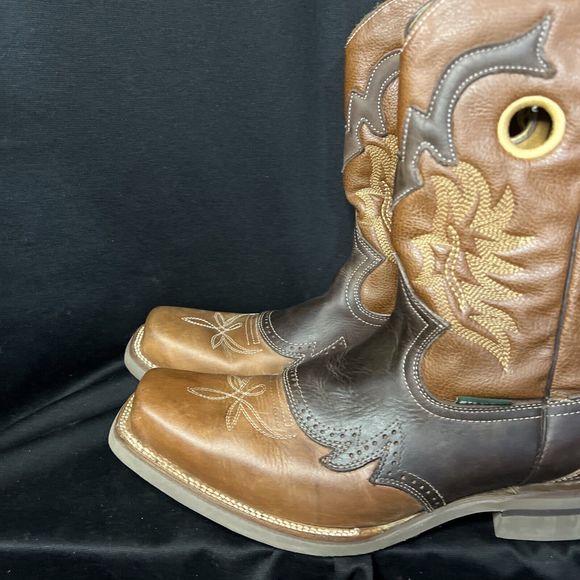 Silver Bull Mens Work Boots Brown leather cowboy size 11? - Picture 11 of 16